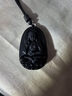 普陀山黑曜石吊坠本命佛吊坠本命佛护身符项链生日礼物男 实拍图