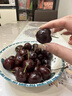 大口七八智利进口现货车厘子黑车大樱桃新鲜水果樱桃生鲜送礼盒顺丰 900g(净重) 精品礼盒装带箱2斤 4J 32mm(含)-34mm(不含） 实拍图