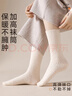 猫人女士袜子女秋冬【保暖羊毛袜】麻花堆堆中筒袜女加厚防臭女袜5双 实拍图