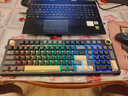 京东京造JZ990Pro三模无线蓝牙有线办公游戏键盘电竞PBT键帽RGB送男友独立数字区续航外设机械键盘鎏金黑 实拍图