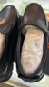 老人头（LAORENTOU）皮鞋男秋冬商务休闲鞋牛皮套脚耐滑圆头鞋 260278 黑加绒 41 实拍图