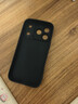 奶小鸭（NEYAA）适用苹果17pro手机壳 iphone17pro保护套镜头全包硅胶防摔超薄创意卡通简约网红软壳男女款 石墨黑 实拍图