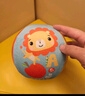费雪（Fisher-Price）儿童玩具球静音拍拍球无声弹力球小皮球海绵球18cm生日礼物礼品 实拍图