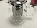 金灶（KAMJOVE）泡茶壶飘逸杯耐热玻璃茶具功夫办公室花茶壶茶水分离杯茶壶A-02 实拍图
