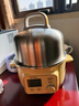 北鼎（Buydeem）电蒸锅 电煮锅电火锅 蒸锅电蒸锅小电锅蒸炖锅预约电炖锅多功能多用途锅蒸煮炖锅 【小鹅黄】G37 上蒸下煮 | 预约保温1.5L 实拍图