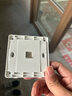西门子开关插座 嵌入式插座 10A五孔可调节深度冰箱隐藏插座 雅白色 实拍图