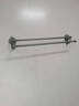 馨沛毛巾架 免打孔浴巾架卫生间浴室厕所挂架太空铝毛巾双杆置物架 实拍图