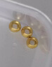 吾皇老金黄金小金珠足金999古法DIY配件手串散珠金珠子转运珠送礼 约0.04g 实拍图