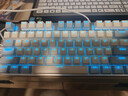 达尔优（dareu）EK815机械合金键盘 有线键盘 游戏键盘 108键单光 男生女生 电脑键盘  白色蓝色 青轴 实拍图