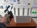 Tenda腾达路由器【千兆WiFi6+穿墙王】无线AX3000信号增强家用放大器Mesh限时补贴金榜一名云霄白立式 实拍图