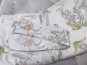 十月结晶婴儿抱被可拆纯棉内胆产房襁褓巾新生儿包被四季款 草莓兔90*90cm 实拍图