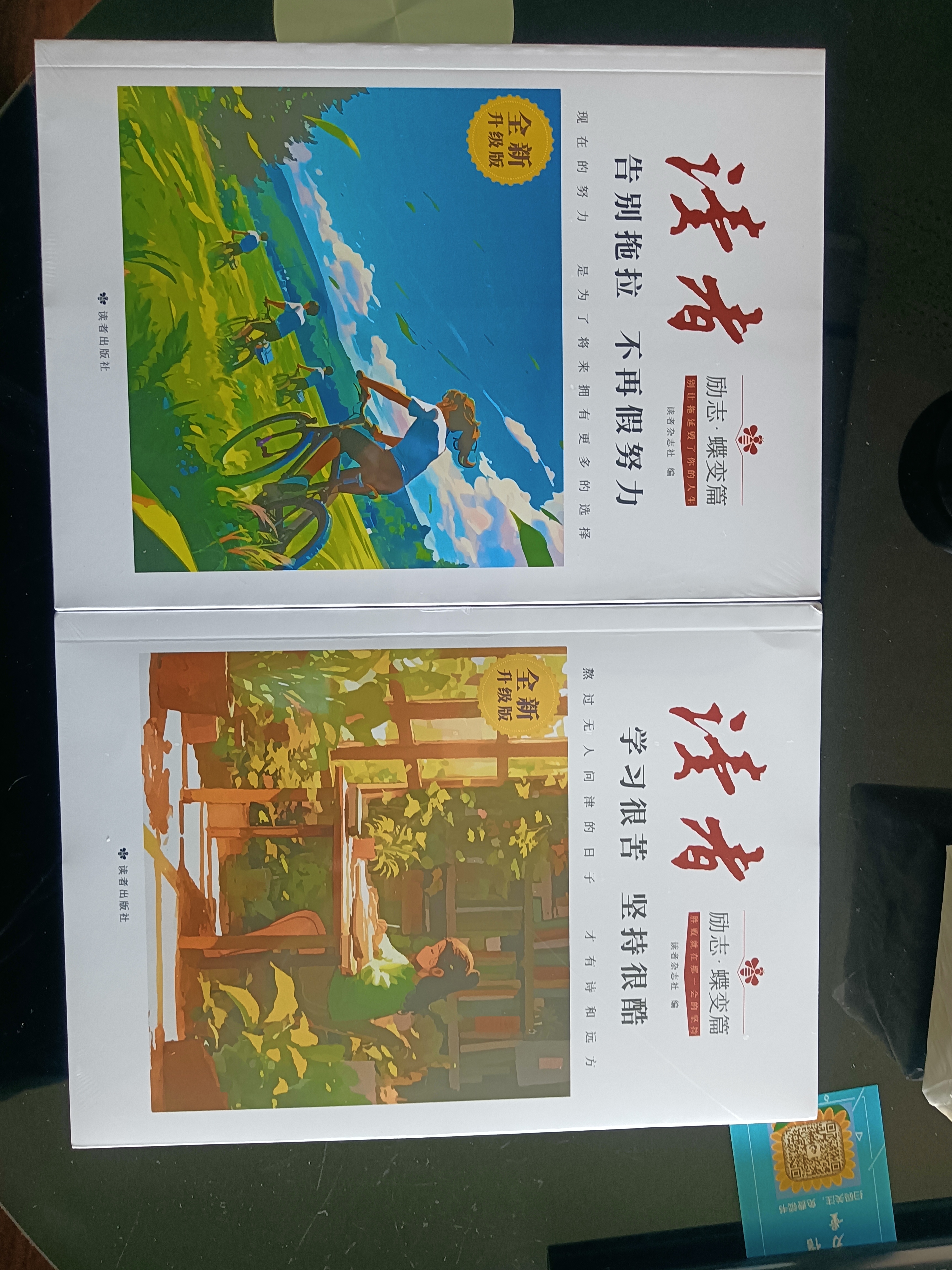 读者文摘 励志蝶变篇升级版2册 告别拖拉不再假努力 学习很苦坚持很酷 人生感悟心灵鸡汤 励志成长文学散文 青少年精选文摘 推荐12-18岁初中高中学生课外阅读 实拍图
