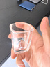 CLITON白酒杯加厚玻璃小烈酒杯家用洋酒威士忌酒杯一口杯四方杯6只装 实拍图