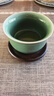 久堂黑檀木茶杯垫轻奢高级感实木品茗杯隔热垫茶杯托套装茶具茶道配件 铜木架-福字黑檀木杯托组6片装 实拍图