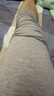 三枪[透气抗静电]秋衣秋裤男高弹柔棉薄款零碳莱赛尔情侣保暖内衣套装 实拍图