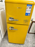 志高复古冰箱小型大容量家用租房电冰箱 化妆品网红冰箱冷藏冷冻一级能效小冰箱节能省电 72L【大麦黄复古款】 实拍图