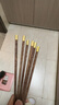 京东京造 筷子 家用食品接触级餐具鸡翅木【圆顶金福】10双成人+2双儿童筷 实拍图