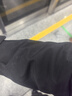 鸭鸭王一博同款冰壳冲锋衣羽绒服男冬季新款三合一户外三防情侣女外套 青光黑色 M /170 实拍图