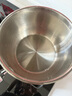 双枪奶锅316L不锈钢婴儿宝宝辅食小奶锅汤锅雪平蒸锅加厚 20cm 实拍图