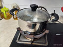 爱仕达（ASD）汤锅 304不锈钢小汤锅 蒸锅复底炖煮锅 20CM燃气电磁炉通用奶锅B1 实拍图