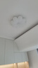 雷士（NVC）吸顶灯奶油风儿童房卧室云朵灯具全光谱健康护眼Ra98智控向日葵 实拍图