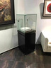 定制玉器珠宝文物古董艺术独立产品柜博物馆展台陈列柜玻璃展示柜 40*40*高120白/黑色含灯 实拍图