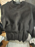 杉杉[加厚款550g大码]100%纯羊毛衫男士秋冬季打底针织衫圆领套头毛衣 实拍图