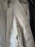 鸭鸭（YAYA）羽绒服女新款长款冬季加厚品牌时尚休闲宽松舒适百搭加厚外套KL 米色 L (165) 实拍图