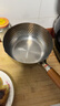 京东京造雪平锅 锤纹不锈钢不粘小奶锅 煮面汤锅宝宝辅食锅 炉灶通用20cm 实拍图