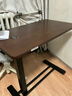 乐歌实木床边桌升降床上电脑桌可移动适宜家用茶几T04黑胡桃木色 实拍图