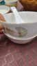 高颜值家用银杏时光米饭碗大面碗陶瓷餐具家用新骨瓷陶瓷碗 银杏时光 4.5英寸2碗2白勺 实拍图