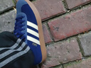 adidas「T头鞋」VL COURT复古休闲板鞋德训鞋男女阿迪达斯轻运动   深蓝/暖香草色/灰蓝 (推荐女生买小半码)   42 实拍图