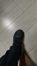 鸿星尔克棉鞋加绒休闲鞋男鞋冬季新款棉鞋户外防滑保暖加厚雪地靴运动鞋 正黑/碳灰 40 实拍图