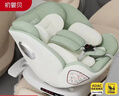 初婴贝儿童安全座椅汽车用0-4-12岁婴儿宝宝车载可坐可躺i-Size通风加热 悦享版青+通风加热+支撑腿+遮阳棚+175°躺 实拍图