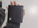 七匹狼（SEPTWOLVES）男士钱包短款真皮牛皮钱夹加厚大容量男式软皮皮夹送男友老公爸爸 丝印狼标加厚黑色3A2923021-01C 实拍图