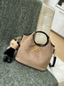 viney新款手提包包女包轻奢斜挎包高级感生日新年礼物送女友老婆 【卡其色】实用高档单肩包 小众品牌时尚百搭休闲洋气水桶包 实拍图