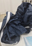 青霄无尘服防静电防尘连体 藏青色XXXL 净化洁净喷漆防护工作服 实拍图
