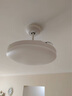 欧普照明（OPPLE）风扇灯吊扇灯24瓦LED照明低噪音餐厅卧室吊灯灯具包安装 冰风白 实拍图
