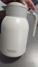 膳魔师（THERMOS）保温壶玻璃内胆家用大容量便携宿舍暖水壶热水瓶TEHA/TEHD TEHD-米白色【热卖推荐】 1.48L 实拍图
