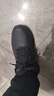 特步运动鞋男鞋跑鞋冬季皮面防水轻便减震健身休闲慢跑步鞋子男黑色 实拍图