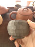坭兴六堡广西钦州坭兴陶茶杯钻石杯喝茶杯陶瓷杯手工品茗杯主人杯竹节杯 钻石杯(矮） 实拍图
