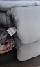 海澜之家（HLA）A类大豆纤维被子秋冬冬季加厚被芯保暖家用双人宿舍单人1.5x2米 清新灰【7A级强效抑菌可裸睡】 200*230cm约8斤加厚冬被 实拍图