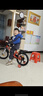 永久（FOREVER）儿童自行车男女款小孩单车可折叠脚踏车4-6-8-10岁辅助轮18寸红色 实拍图