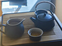 京东京造 茶具整套 功夫茶具陶瓷套装茶壶茶杯茶盘【黑陶提梁壶】 12件套  实拍图