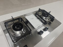 美的（Midea）【液化气/煤气罐】燃气灶 双灶具 家用5.0kW猛火灶台嵌两用 不锈钢面板 线性精控 一级能效 Q315-M 实拍图
