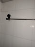 吸盘毛巾架免打孔卫生间置物架浴室毛巾杆壁挂式厕所浴巾收纳挂架 伸缩款透明黑【65-130cm】 实拍图
