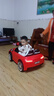 慧奥童儿童电动车四轮四驱汽车可坐双人遥控充电男女小孩玩具幼儿大童车 红双驱+遥控+12V大电瓶 实拍图