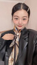 CHANEELR & KARITH真丝丝巾宫格骏马印花女桑蚕丝杭州丝绸轻奢生日母亲节礼物实用 【横戈盘马】(100%蚕桑丝） 70*70cm 实拍图