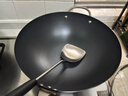 爱仕达（ASD）炒锅极铁无涂层不锈锤纹精铁家用炒菜锅34cm燃气电磁炉通用A16 实拍图