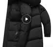 雪中飞【轻奢鹅绒】羽绒服男中长款连帽加厚保暖防寒商务休闲外套男 实拍图